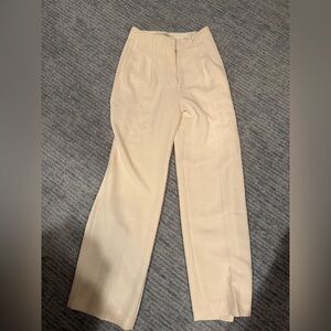 Aritzia Effortless Pants - light birch color